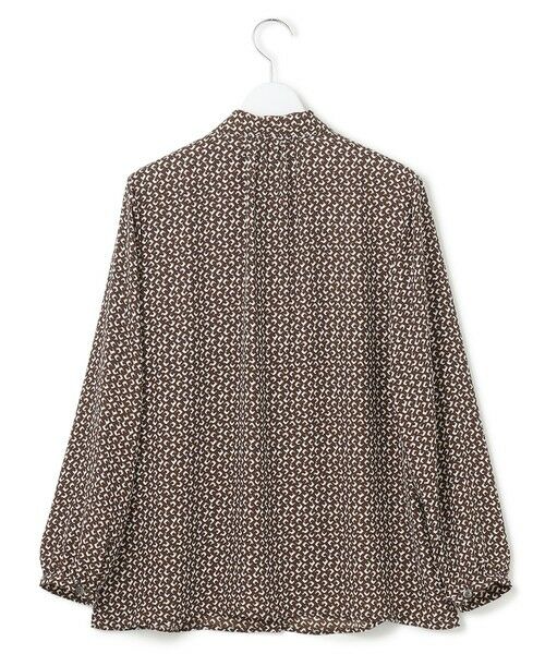 S size ONWARD(小さいサイズ) / エスサイズオンワード シャツ・ブラウス | 【洗える】モダンジオメトリックプリント ブラウス | 詳細6