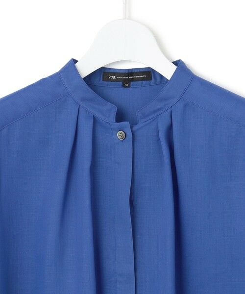 S size ONWARD(小さいサイズ) / エスサイズオンワード シャツ・ブラウス | 【洗える】シアービエラ タックデザイン ブラウス | 詳細15