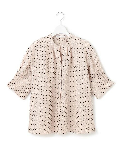 S size ONWARD(小さいサイズ) / エスサイズオンワード シャツ・ブラウス | 【WEB&一部店舗限定/洗える】ドットプリント サッカー ブラウス | 詳細5