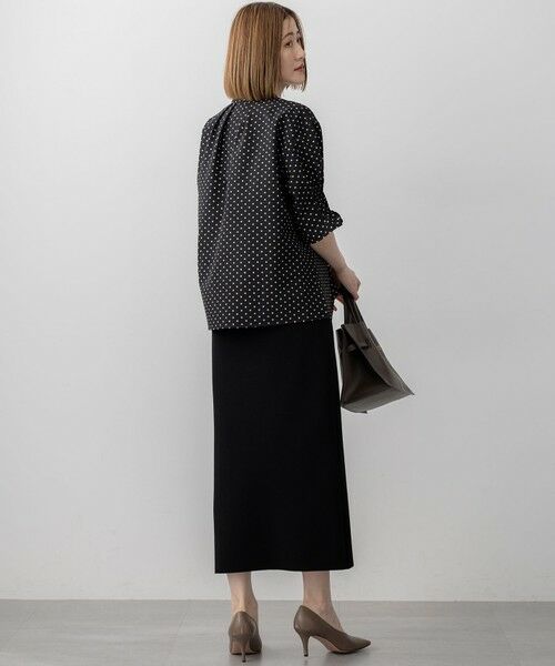 S size ONWARD(小さいサイズ) / エスサイズオンワード シャツ・ブラウス | 【WEB&一部店舗限定/洗える】ドットプリント サッカー ブラウス | 詳細20