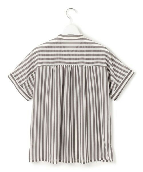 S size ONWARD(小さいサイズ) / エスサイズオンワード シャツ・ブラウス | 【WEB&一部店舗限定/洗える】ストライププリント シフォン ブラウス | 詳細7