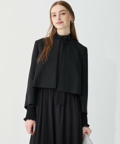 S size ONWARD(小さいサイズ) / エスサイズオンワード その他アウター | 【APPLAUDIR】バックサテンジョーゼット ジャケット