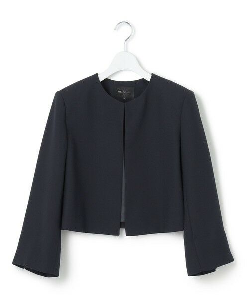 S size ONWARD(小さいサイズ) / エスサイズオンワード その他アウター | 【APPLAUDIR】バックサテンジョーゼット ジャケット | 詳細9