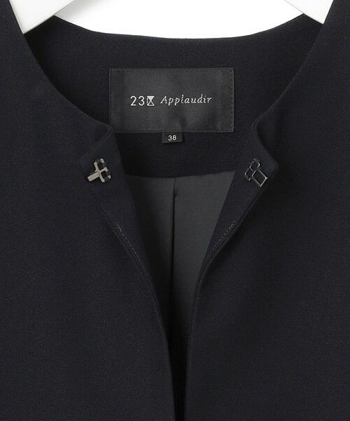 S size ONWARD(小さいサイズ) / エスサイズオンワード その他アウター | 【APPLAUDIR】バックサテンジョーゼット ジャケット | 詳細12