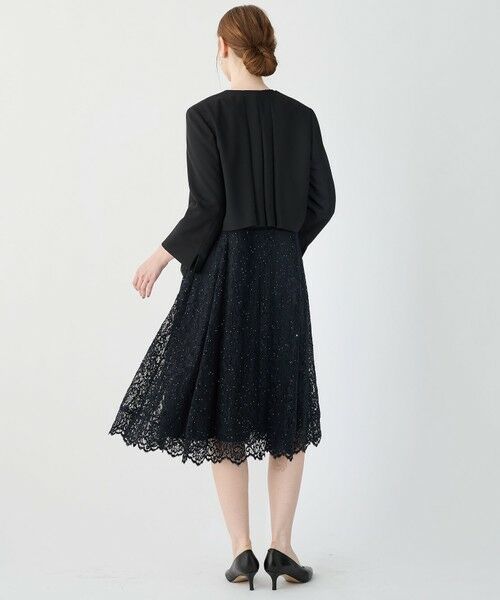 S size ONWARD(小さいサイズ) / エスサイズオンワード その他アウター | 【APPLAUDIR】バックサテンジョーゼット ジャケット | 詳細22