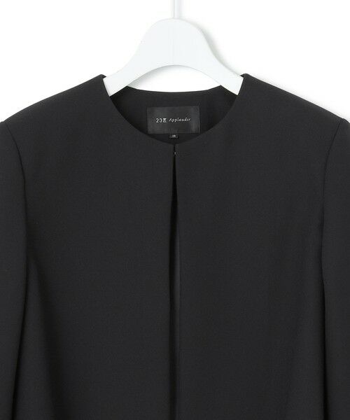 S size ONWARD(小さいサイズ) / エスサイズオンワード その他アウター | 【APPLAUDIR】バックサテンジョーゼット ジャケット | 詳細25