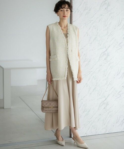 S size ONWARD(小さいサイズ) / エスサイズオンワード その他アウター | 【GLOW10月号掲載】GIOLICA オータム ツイード ジレ | 詳細6