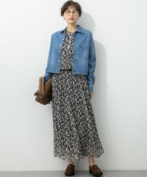 S size ONWARD(小さいサイズ) / エスサイズオンワード Gジャン・デニムジャケット | 【見上愛さん着用/RED CARD TOKYO×23区】クロップド デニム ジャケット | 詳細6