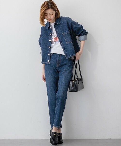 S size ONWARD(小さいサイズ) / エスサイズオンワード Gジャン・デニムジャケット | 【見上愛さん着用/RED CARD TOKYO×23区】クロップド デニム ジャケット | 詳細18