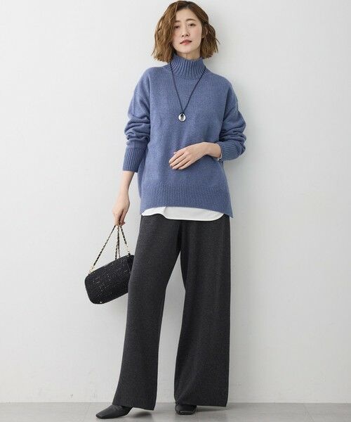 S size ONWARD(小さいサイズ) / エスサイズオンワード カットソー | 【大好評素材/洗える】コットンベアジャージー ロング Tシャツ | 詳細10