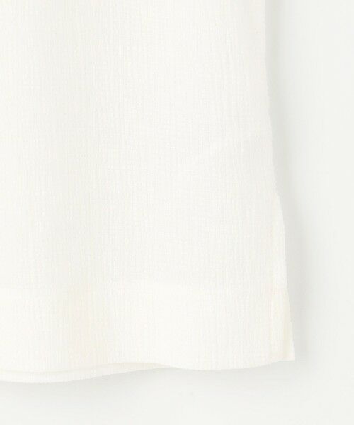 S size ONWARD(小さいサイズ) / エスサイズオンワード カットソー | 【カタログ掲載・洗える】リネンサッカーコンビブロッキング カットソー | 詳細12