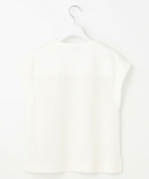 S size ONWARD(小さいサイズ) / エスサイズオンワード カットソー | 【カタログ掲載・洗える】リネンサッカーコンビブロッキング カットソー | 詳細13