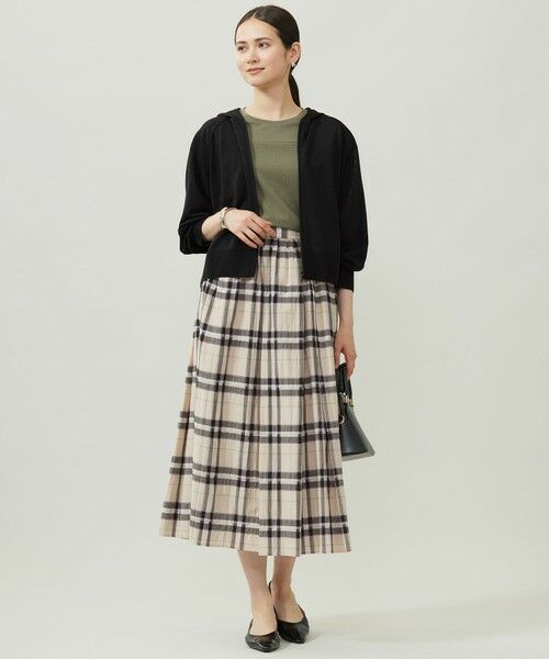 S size ONWARD(小さいサイズ) / エスサイズオンワード カットソー | リネンサッカーコンビブロッキング カットソー | 詳細17