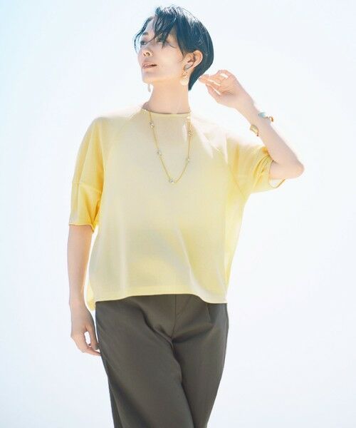 S size ONWARD(小さいサイズ) / エスサイズオンワード カットソー | 【カタログ掲載・洗える】シアーフライス Tシャツ | 詳細1