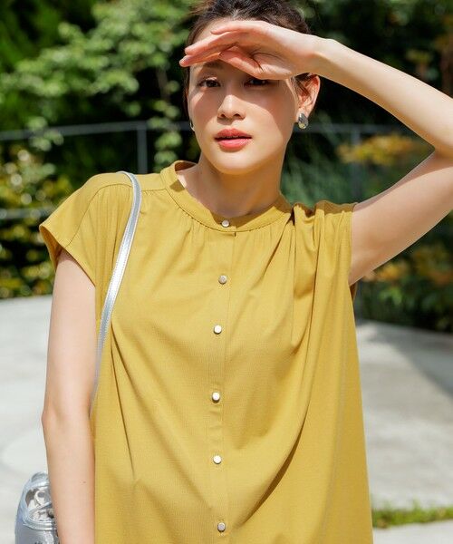 S size ONWARD(小さいサイズ) / エスサイズオンワード シャツ・ブラウス | 【接触冷感・UVカット・洗える】ハイストレッチスムース2WAY ブラウス | 詳細20