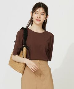 S size ONWARD(小さいサイズ) / エスサイズオンワード カットソー | 【接触冷感・UVカット・洗える】ハイストレッチスムースタックスリーブ カットソー