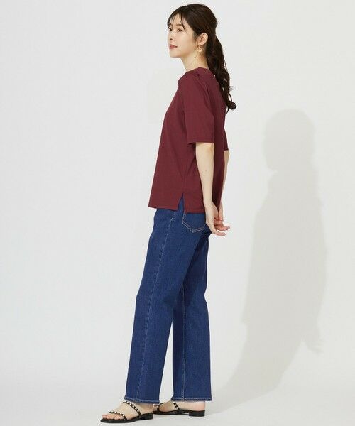 S size ONWARD(小さいサイズ) / エスサイズオンワード カットソー | 【接触冷感・UVカット・洗える】ハイストレッチスムースタックスリーブ カットソー | 詳細7