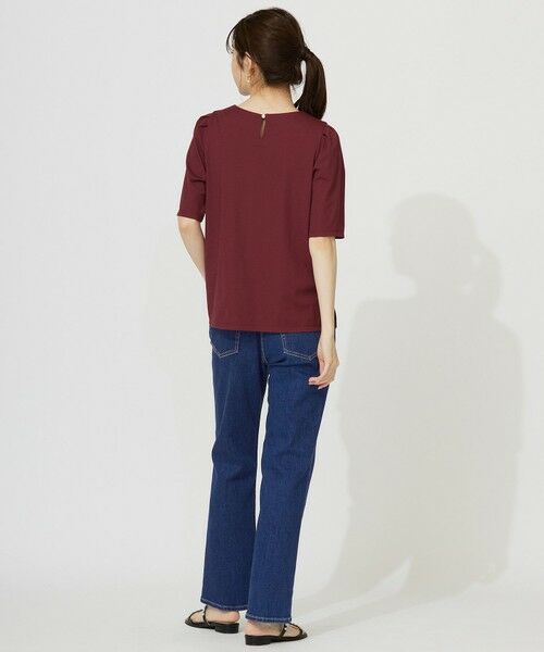 S size ONWARD(小さいサイズ) / エスサイズオンワード カットソー | 【接触冷感・UVカット・洗える】ハイストレッチスムースタックスリーブ カットソー | 詳細8