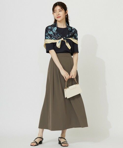 S size ONWARD(小さいサイズ) / エスサイズオンワード カットソー | 【接触冷感・UVカット・洗える】ハイストレッチスムースタックスリーブ カットソー | 詳細20