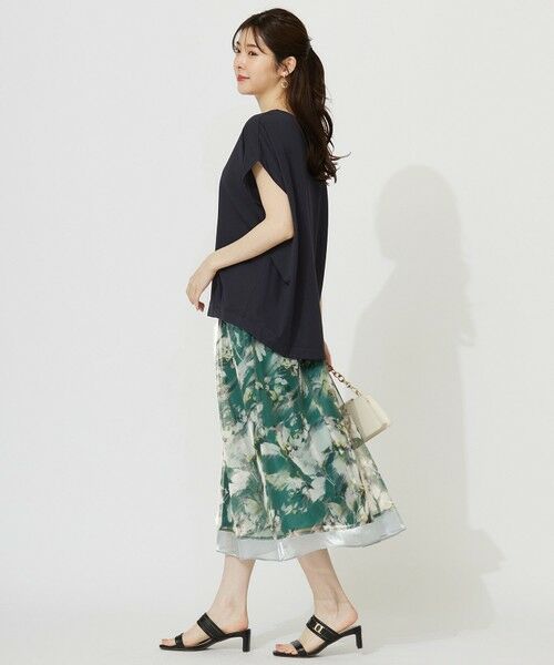 S size ONWARD(小さいサイズ) / エスサイズオンワード カットソー | 【接触冷感・UVカット・洗える】ハイストレッチスムースフレンチスリーブ カットソー | 詳細17