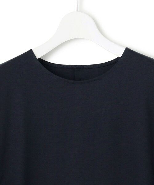 S size ONWARD(小さいサイズ) / エスサイズオンワード カットソー | 【汗じみ防止加工】スカーフプリントコンビ フレンチスリーブ カットソー | 詳細9