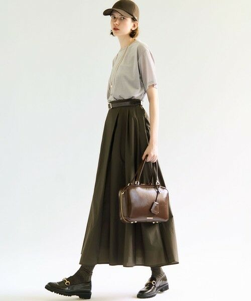 S size ONWARD(小さいサイズ) / エスサイズオンワード カットソー | 【洗える】シアーベロア リラックス Tシャツ | 詳細2