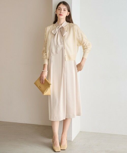 S size ONWARD(小さいサイズ) / エスサイズオンワード カーディガン・ボレロ | 【APPLAUDIR】グロッシードルマン カーディガン | 詳細1