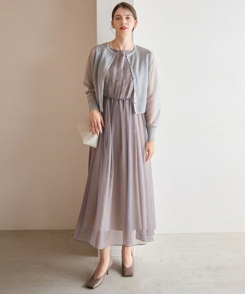 S size ONWARD(小さいサイズ) / エスサイズオンワード カーディガン・ボレロ | 【APPLAUDIR】グロッシードルマン カーディガン | 詳細7