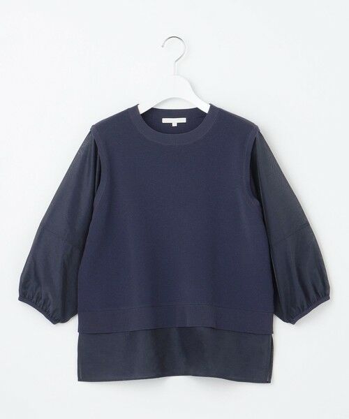 S size ONWARD(小さいサイズ) / エスサイズオンワード ニット・セーター | 【カタログ掲載・洗える】ハイツイストコットンアセテートプルオーバー ニット | 詳細8