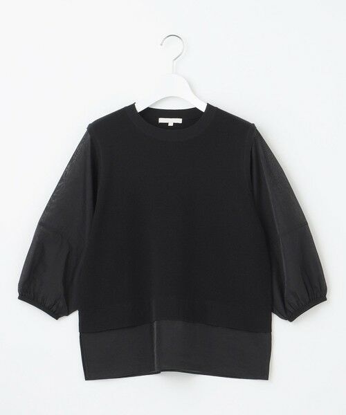 S size ONWARD(小さいサイズ) / エスサイズオンワード ニット・セーター | 【カタログ掲載・洗える】ハイツイストコットンアセテートプルオーバー ニット | 詳細12