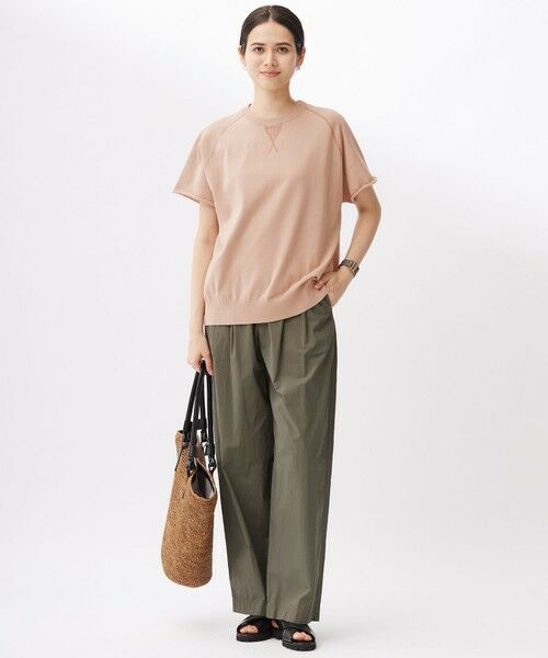 S size ONWARD(小さいサイズ) / エスサイズオンワード ニット・セーター | 【洗える】コットンループバックスウェット ニット | 詳細1