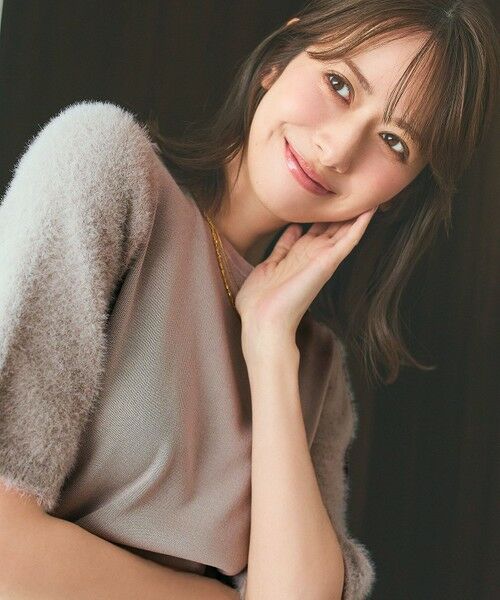 S size ONWARD(小さいサイズ) / エスサイズオンワード ニット・セーター | 【洗える】シャギースリーブ ニット | 詳細1