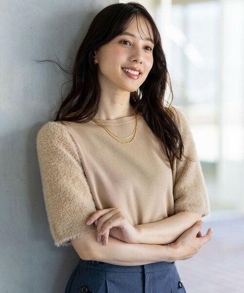 S size ONWARD(小さいサイズ) / エスサイズオンワード ニット・セーター | 【洗える】シャギースリーブ ニット | 詳細8