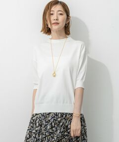 S size ONWARD(小さいサイズ) / エスサイズオンワード ニット・セーター | 【洗える/吊り干しOK】ヴィスコースストレッチ パフスリーブ ニット