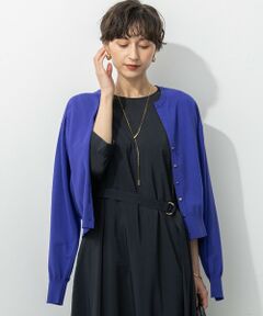 S size ONWARD(小さいサイズ) / エスサイズオンワード カーディガン・ボレロ | 【洗える/吊り干しOK】ヴィスコースストレッチ Vネック ニットカーディガン