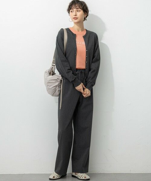 S size ONWARD(小さいサイズ) / エスサイズオンワード カーディガン・ボレロ | 【洗える/吊り干しOK】ヴィスコースストレッチ Vネック ニットカーディガン | 詳細2