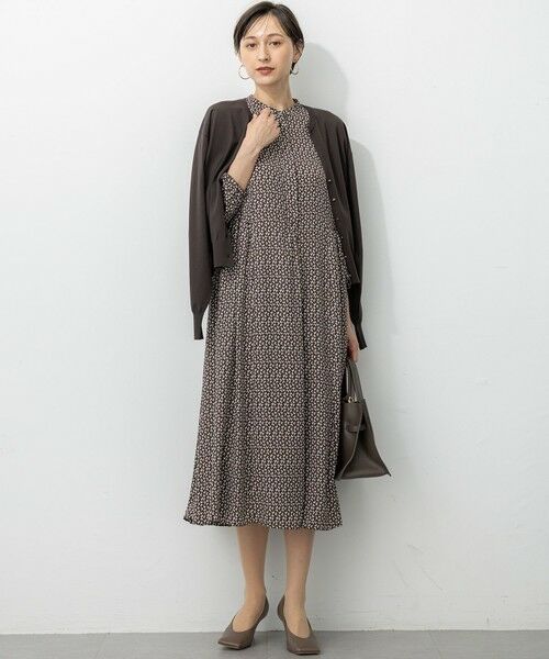 S size ONWARD(小さいサイズ) / エスサイズオンワード カーディガン・ボレロ | 【洗える/吊り干しOK】ヴィスコースストレッチ Vネック ニットカーディガン | 詳細12