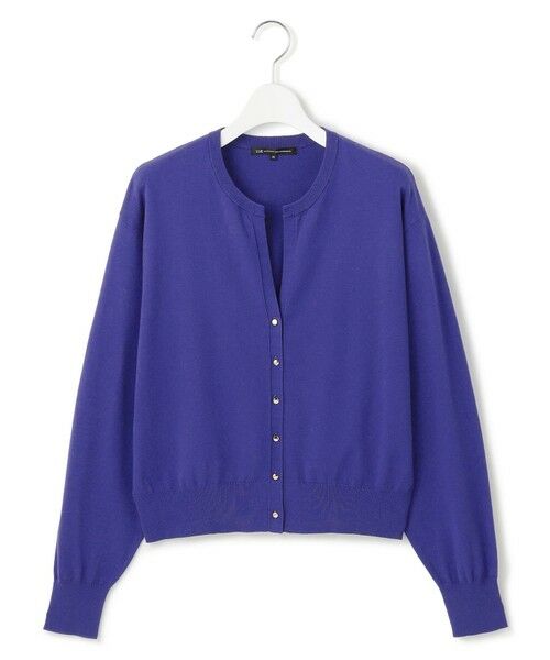 S size ONWARD(小さいサイズ) / エスサイズオンワード カーディガン・ボレロ | 【洗える/吊り干しOK】ヴィスコースストレッチ Vネック ニットカーディガン | 詳細17