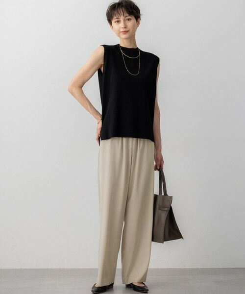 S size ONWARD(小さいサイズ) / エスサイズオンワード ニット・セーター | 【洗える/吊り干しOK】ヴィスコースストレッチ ノースリーブ ニット | 詳細16