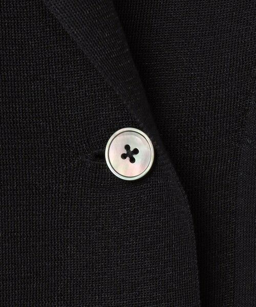 S size ONWARD(小さいサイズ) / エスサイズオンワード テーラードジャケット | 【洗える】シアー ダブルブレスト ニット ジャケット | 詳細10
