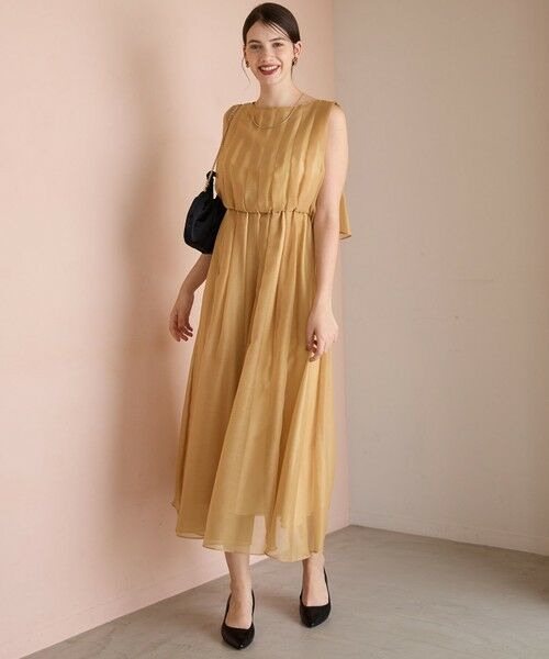 S size ONWARD(小さいサイズ) / エスサイズオンワード ドレス | 【APPLAUDIR】グロッシーオーガンザ ドレス | 詳細11