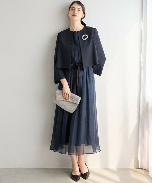 S size ONWARD(小さいサイズ) / エスサイズオンワード ドレス | 【APPLAUDIR】グロッシーオーガンザ ドレス | 詳細26