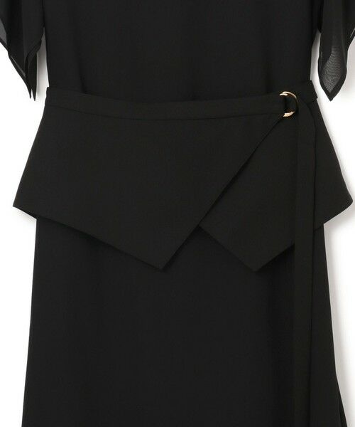 S size ONWARD(小さいサイズ) / エスサイズオンワード ドレス | 【APPLAUDIR】シフォンジョーゼット コンビドレス | 詳細24