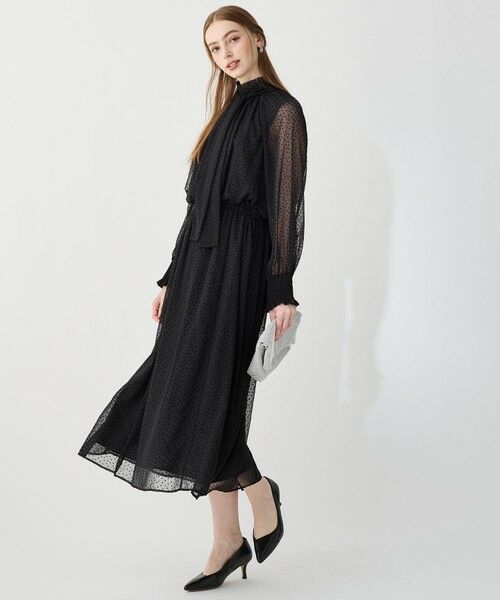 S size ONWARD(小さいサイズ) / エスサイズオンワード ドレス | 【APPLAUDIR】シアードットフロッキー ドレス | 詳細25