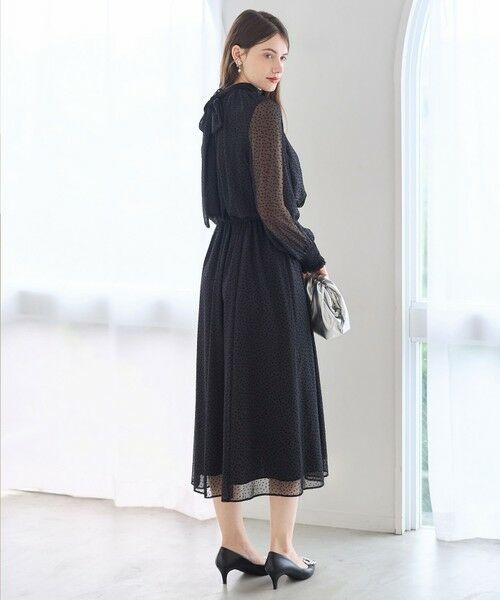 S size ONWARD(小さいサイズ) / エスサイズオンワード ドレス | 【APPLAUDIR】シアードットフロッキー ドレス | 詳細20