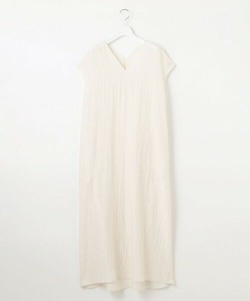 S size ONWARD(小さいサイズ) / エスサイズオンワード ロング・マキシ丈ワンピース | 【SLOW/一部店舗限定】ナチュラルピケワッシャー ワンピース | 詳細4