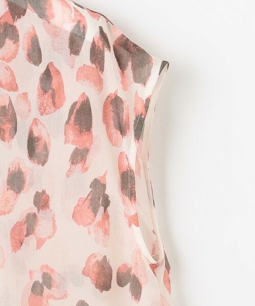 S size ONWARD(小さいサイズ) / エスサイズオンワード ロング・マキシ丈ワンピース | 【カタログ掲載・洗える】グラデーションペタルプリント ワンピース | 詳細7