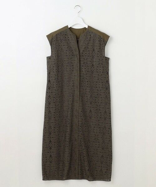 S size ONWARD(小さいサイズ) / エスサイズオンワード ロング・マキシ丈ワンピース | 【洗える】フラワータイルレース ワンピース | 詳細15