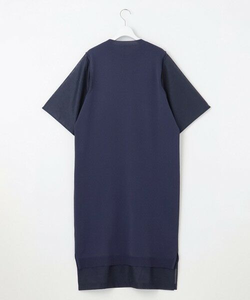 S size ONWARD(小さいサイズ) / エスサイズオンワード ロング・マキシ丈ワンピース | 【洗える】ハイツイストコットンアセテート ワンピース | 詳細7