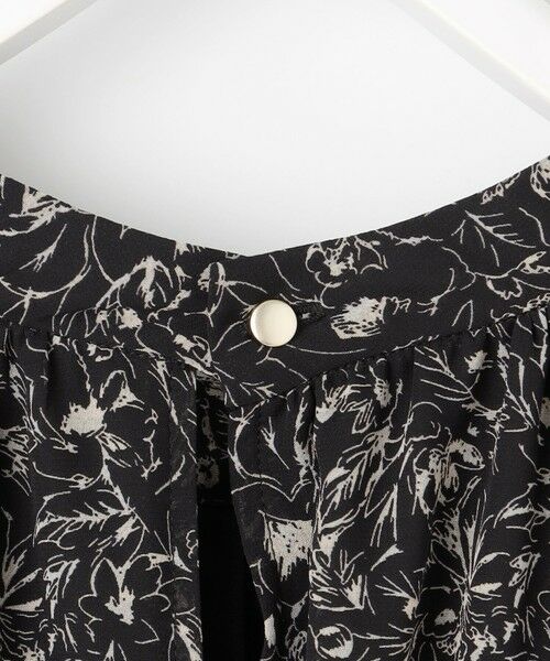 S size ONWARD(小さいサイズ) / エスサイズオンワード ロング・マキシ丈ワンピース | 【洗える】プリント ワンピース | 詳細16